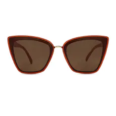 Cat-eye Light Brown Sunglasses