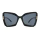 Square Black Sunglasses