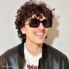 Rectangle Black Sunglasses