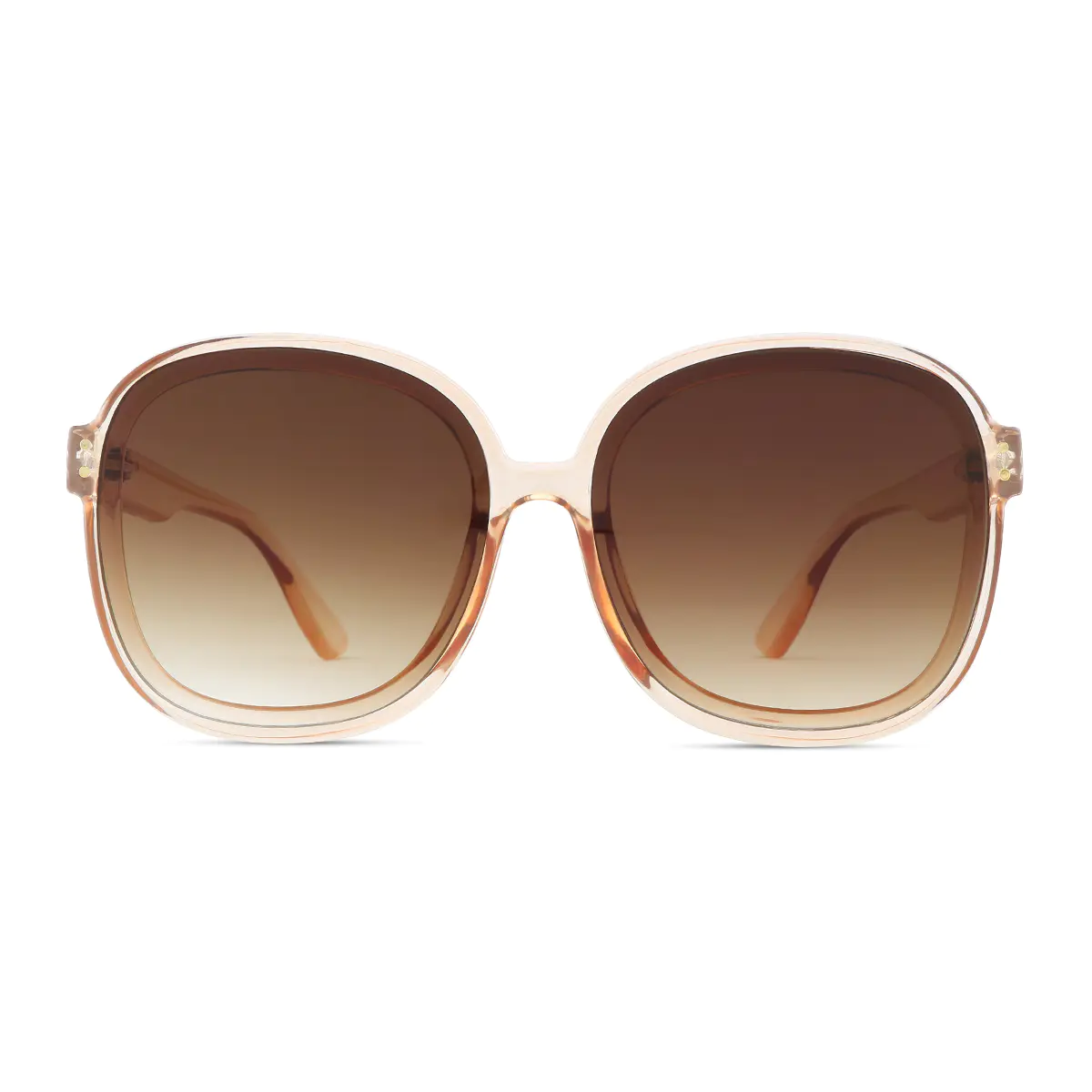 Round Brown Sunglasses