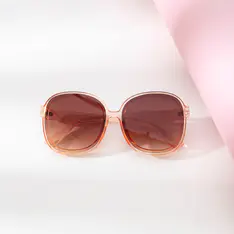 Round Brown Sunglasses