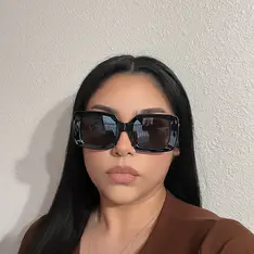 Square Black Sunglasses
