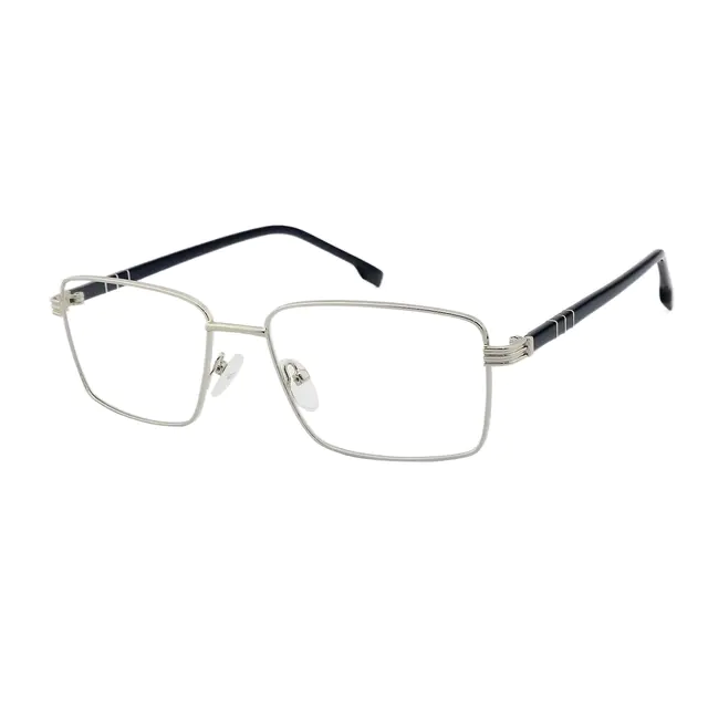 Rectangle Silver Eyeglasses