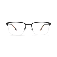 Rectangle Matte Black Eyeglasses