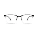 Rectangle Matte Black Eyeglasses