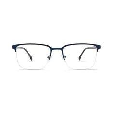 Rectangle Navy Blue Eyeglasses