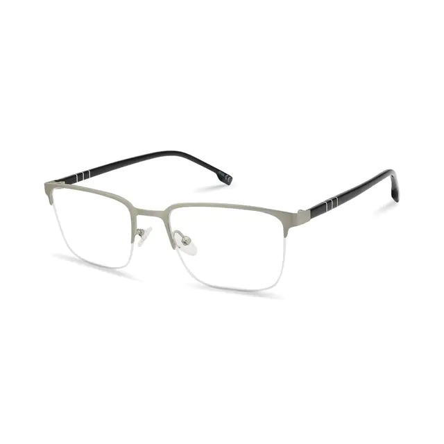 Rectangle Silver Eyeglasses