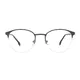 Oval Black Eyeglasses