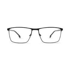Rectangle Matte Black Eyeglasses