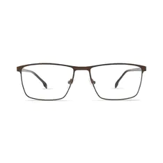 Rectangle Brown Eyeglasses