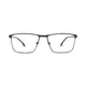 Rectangle Brown Eyeglasses