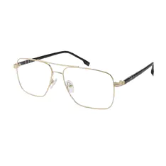 Rectangle Gold Eyeglasses