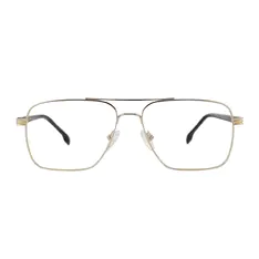 Rectangle Gold Eyeglasses