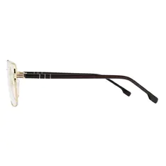 Rectangle Gold Eyeglasses