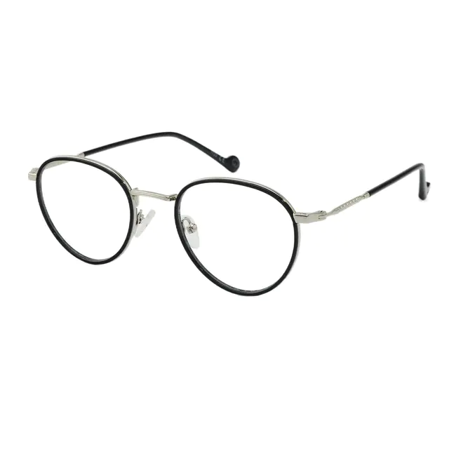 Oval Black Eyeglasses