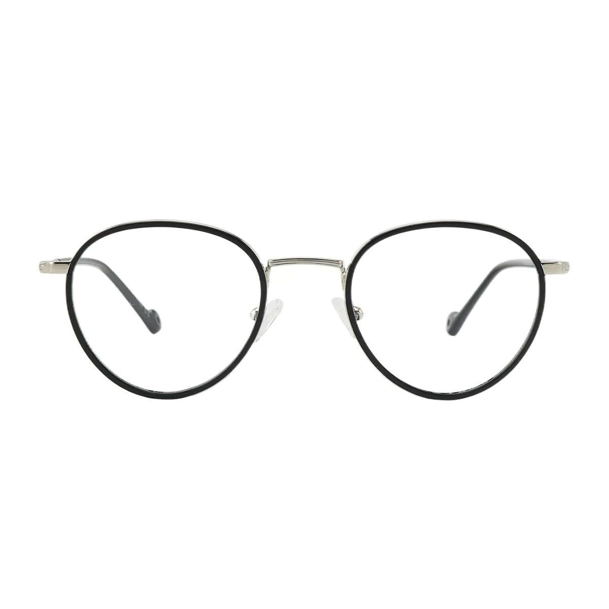 Oval Black Eyeglasses