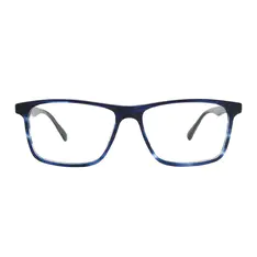 Rectangle Blue Eyeglasses