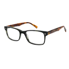 Rectangle Green Eyeglasses