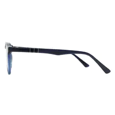 Oval Blue Eyeglasses
