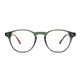 Oval Green Eyeglasses