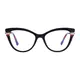 Oval Black Eyeglasses