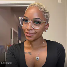 Square Clear Eyeglasses
