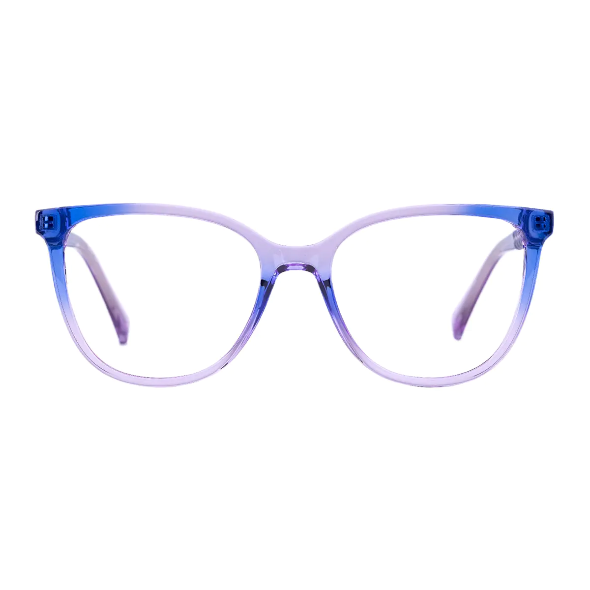 Square Purple Eyeglasses