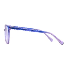 Square Purple Eyeglasses