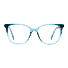 Square Gradient Green Eyeglasses