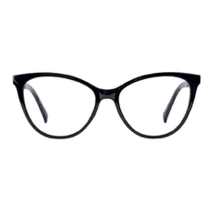 Oval Black Eyeglasses