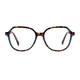 Geometric Blue/Tortoiseshell Eyeglasses