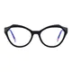 Geometric Black Eyeglasses