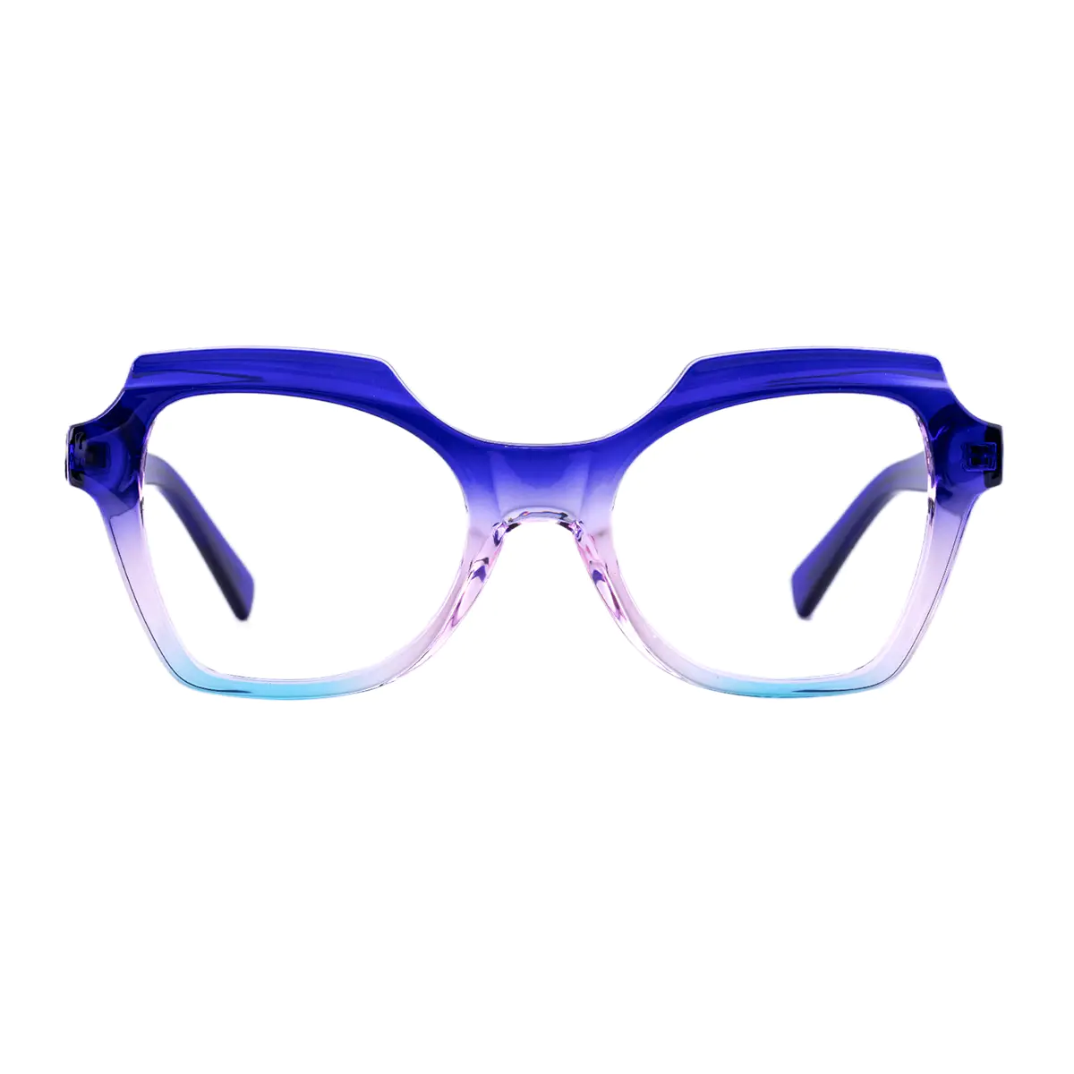 Square Gradient Purple Eyeglasses