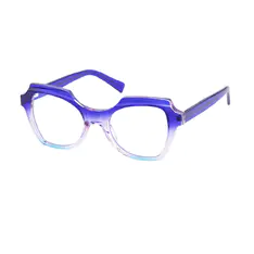 Square Gradient Purple Eyeglasses