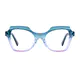 Square Green/Clear Eyeglasses