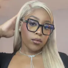 Geometric Black Eyeglasses