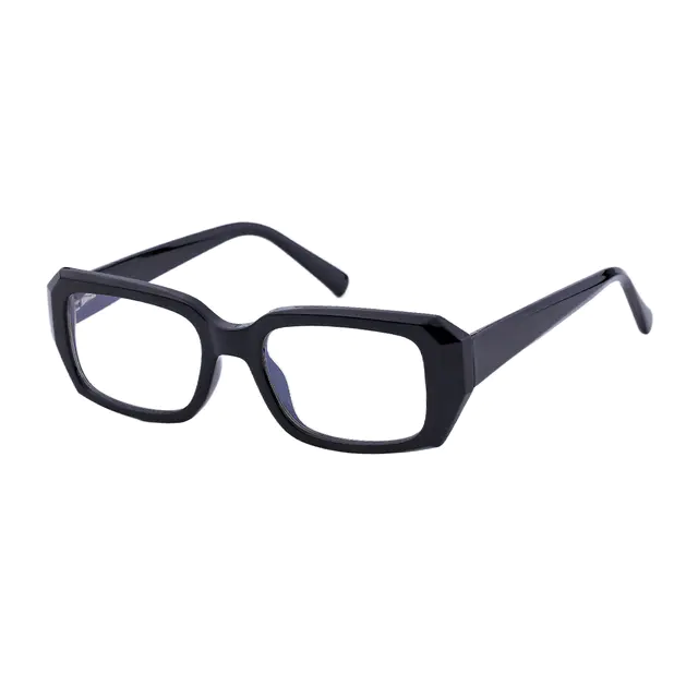 Rectangle Black Eyeglasses
