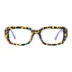 Rectangle Tortoiseshell Eyeglasses