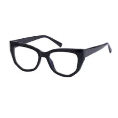 Geometric Black Eyeglasses