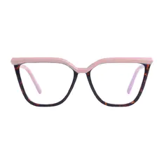 Square Pink/Tortoiseshell Eyeglasses