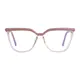 Square Light Brown Eyeglasses