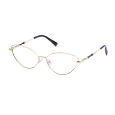 Cat-eye Gold Eyeglasses
