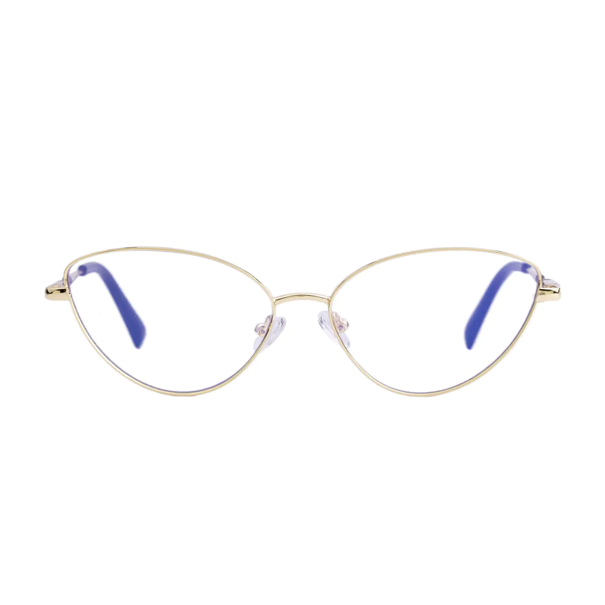 Cat-eye Gold Eyeglasses
