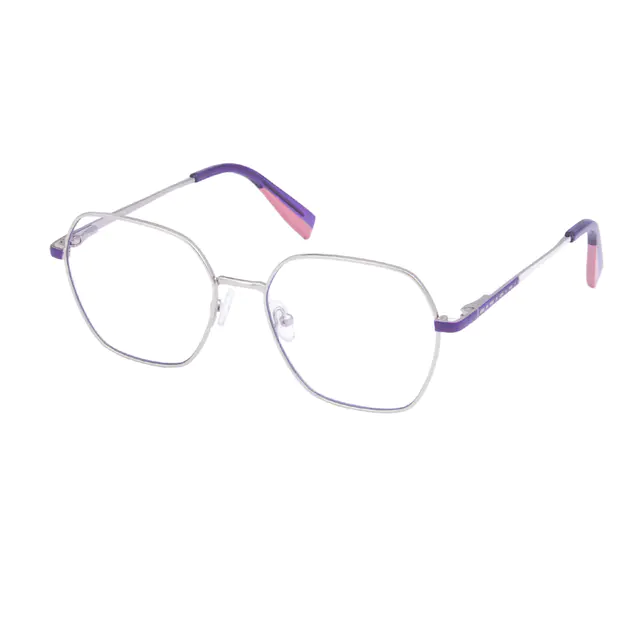 Square Silver Eyeglasses
