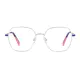 Square Silver Eyeglasses