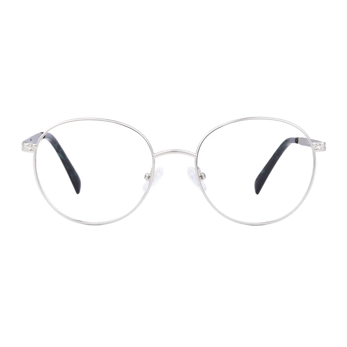 Round Silver Eyeglasses