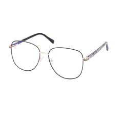 Square Black/Gold Eyeglasses