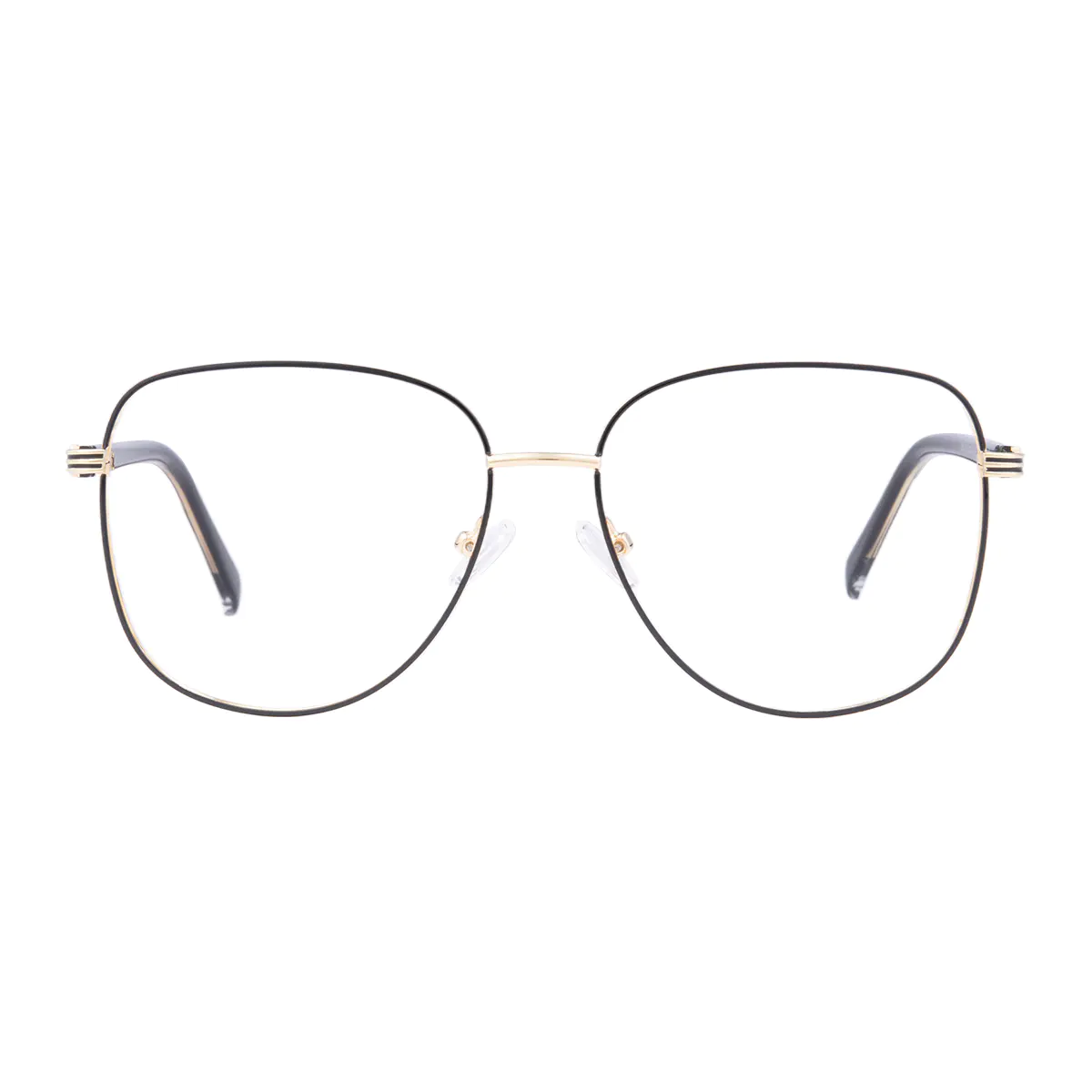 Square Black/Gold Eyeglasses