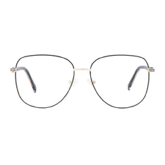 Square Black/Gold Eyeglasses