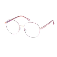 Round Rose Gold Eyeglasses